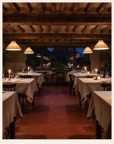 Sfeer in het restaurant van Sasput
