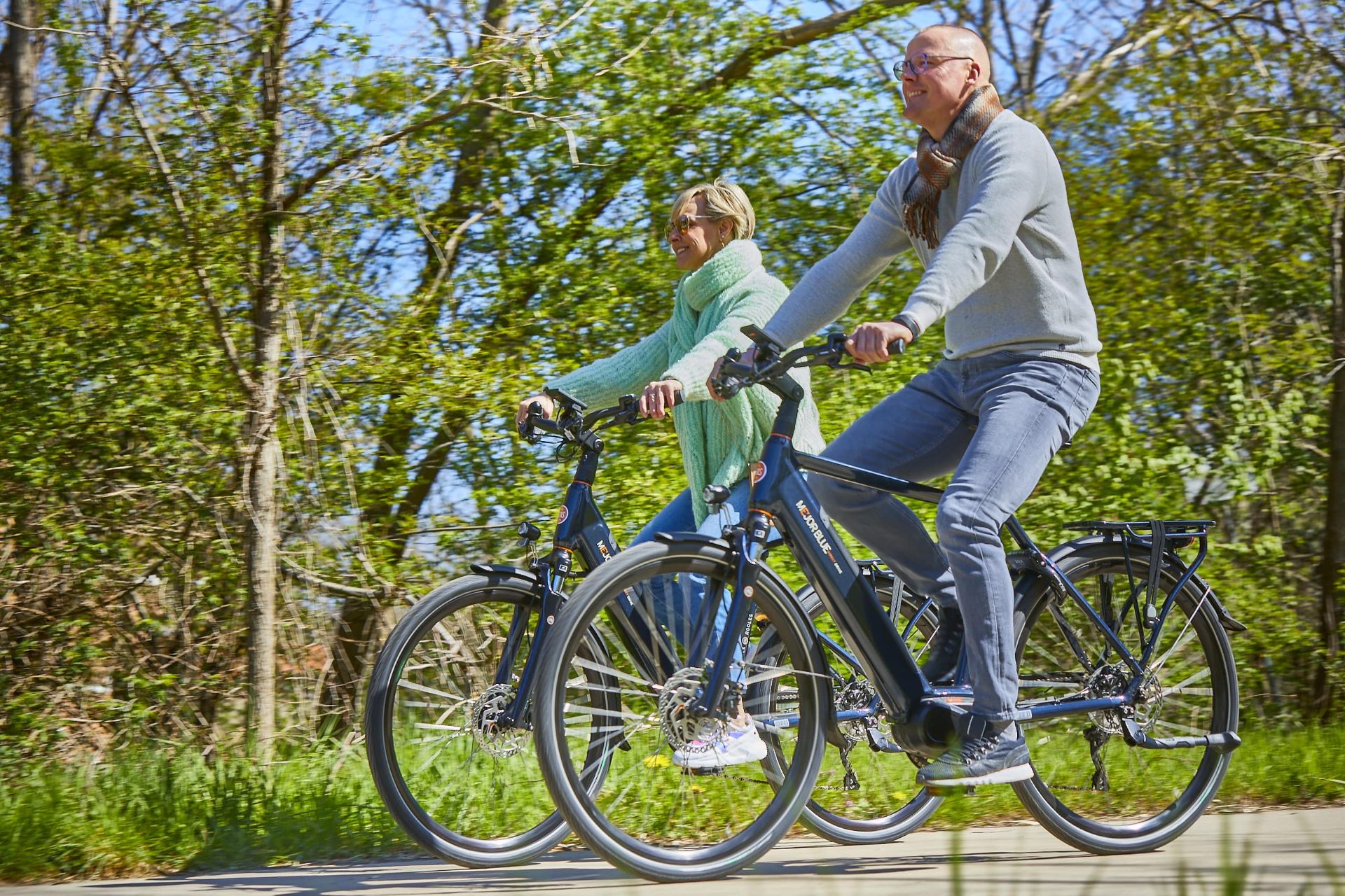 Detail van een premium e-bike